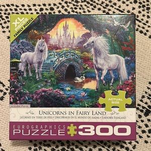 Unicorns in Fairy Land 300-piece jigsaw puzzle